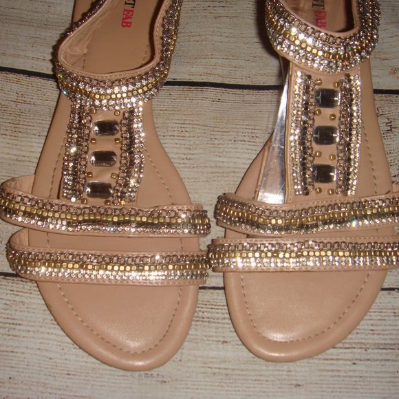 JustFab Beaded Sandal 7.5 - Picture 5 of 6